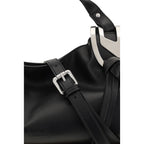 Black Calf Leather Bos Taurus Shoulder Bag