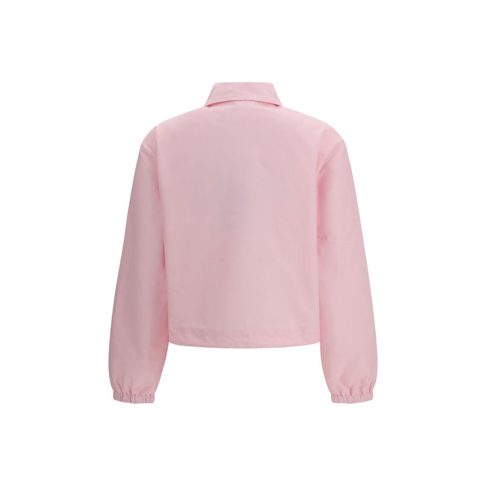 Multicolor Recycled Polyamide Full-Length Jacket