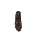 Brown Calf Leather Bos Taurus Slip-On Loafers