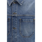 Blue Cotton Denim Jacket
