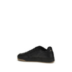 Black Calf Leather Bos Taurus Low Top Sneakers