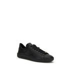 Black Calf Leather Bos Taurus Sneakers