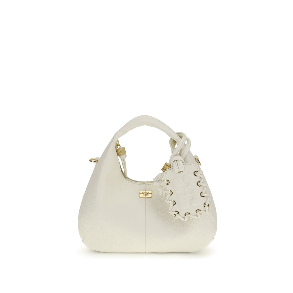 White Recycled Polyester Shoulder Bag