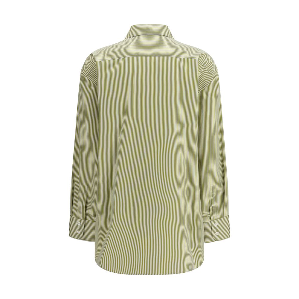 Bicolor Cotton Pattern Shirt