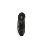 Black Calf Leather Bos Taurus Athletic Sneakers