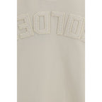 Beige Cotton Sweatshirt