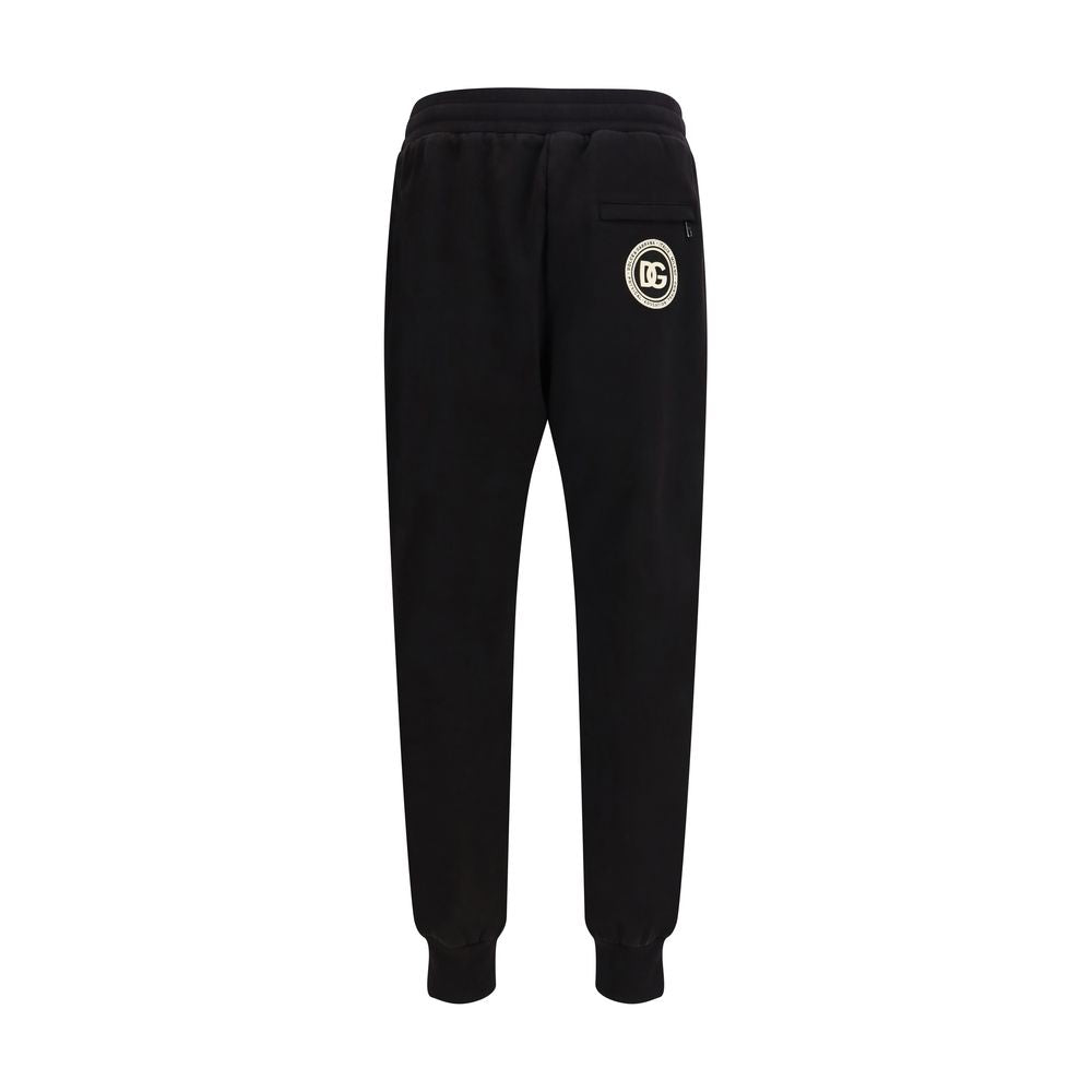 Black Cotton Casual Pants