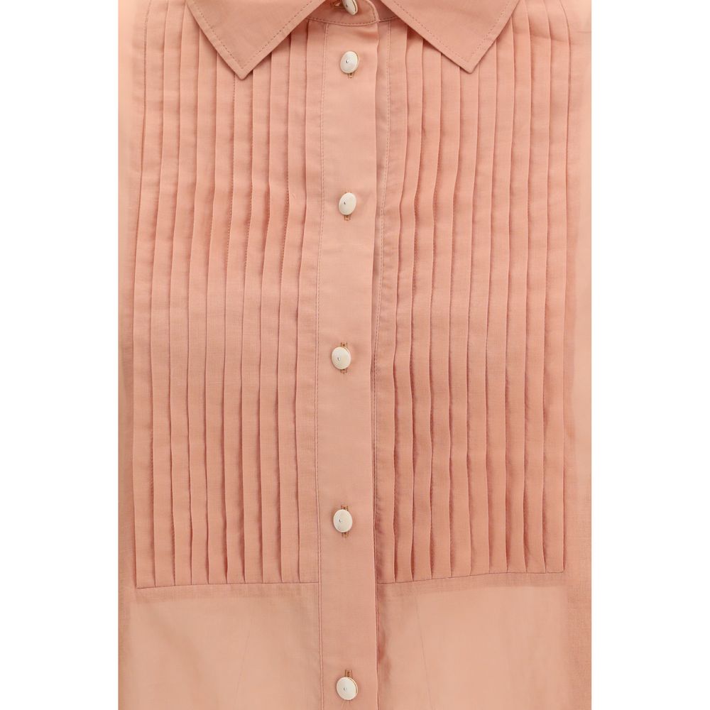 Brown Cotton Shirt