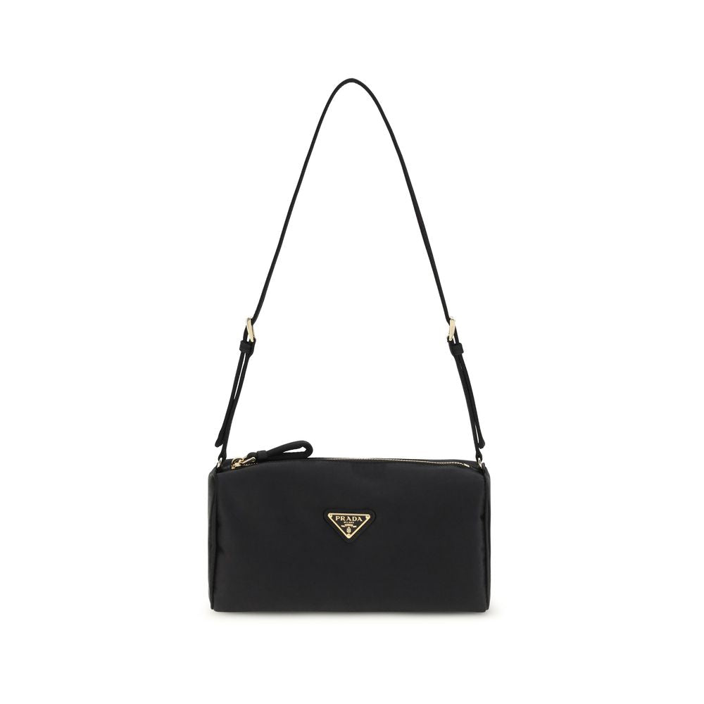 Black Silk Shoulder Bag