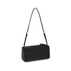 Black Silk Shoulder Bag