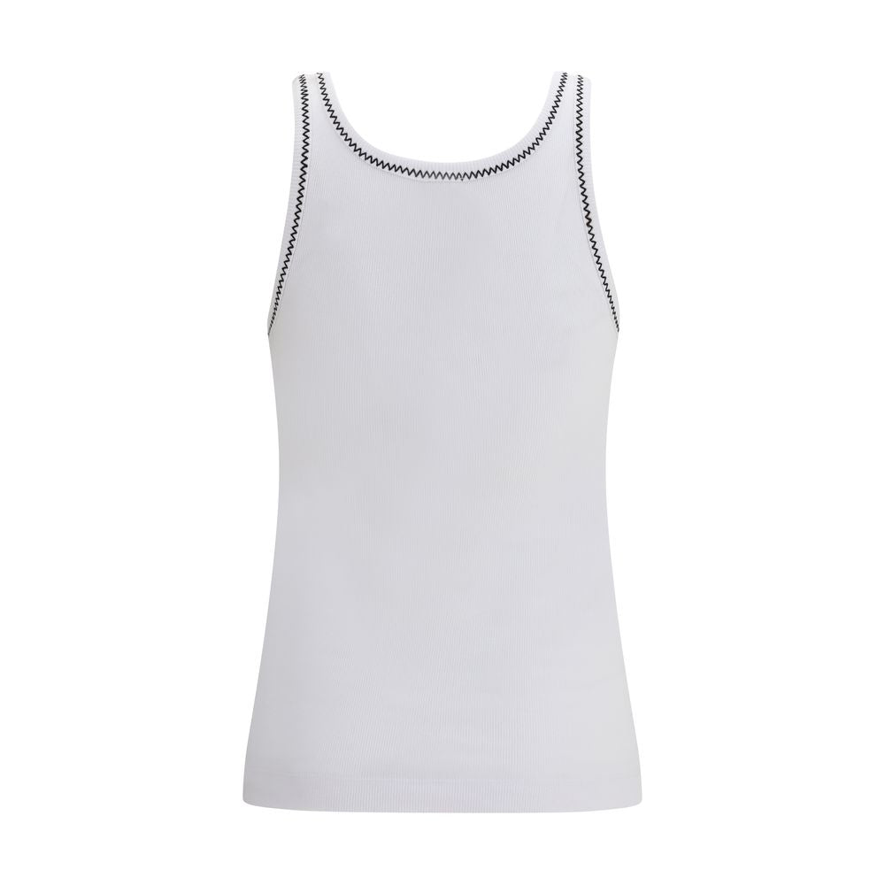 White Cotton Tank Tops