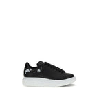 Black Calf Leather Bos Taurus Chunky Sneakers