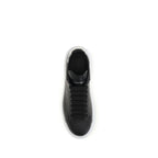 Black Calf Leather Bos Taurus Chunky Sneakers