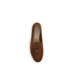 Brown Calf Leather Bos Taurus Slip-On Loafers