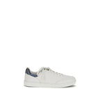 White Calf Leather Bos Taurus Low Top Sneakers