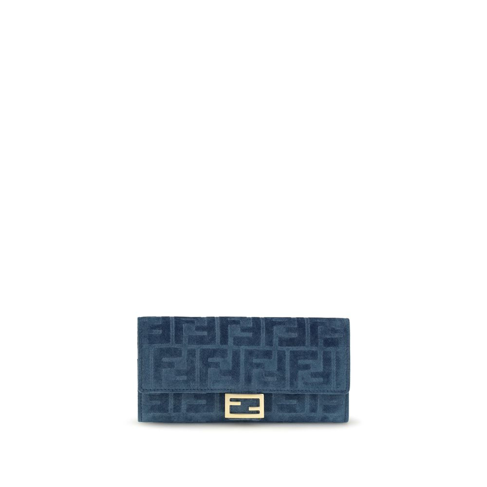 Blue Cotton Wallet