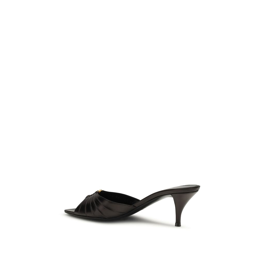 Black Calf Leather Bos Taurus High Heel Pumps