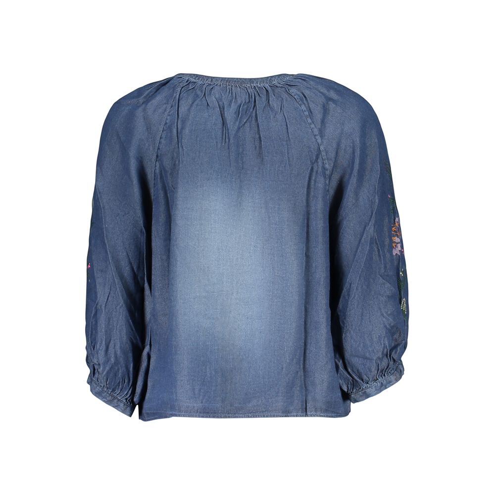 Blue Lyocell Women's Shirt