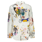 White Cotton Women Shirt