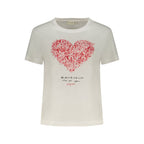 Bianco Cotton Women T-Shirt