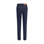 Blue Cotton Slim Fit Jeans