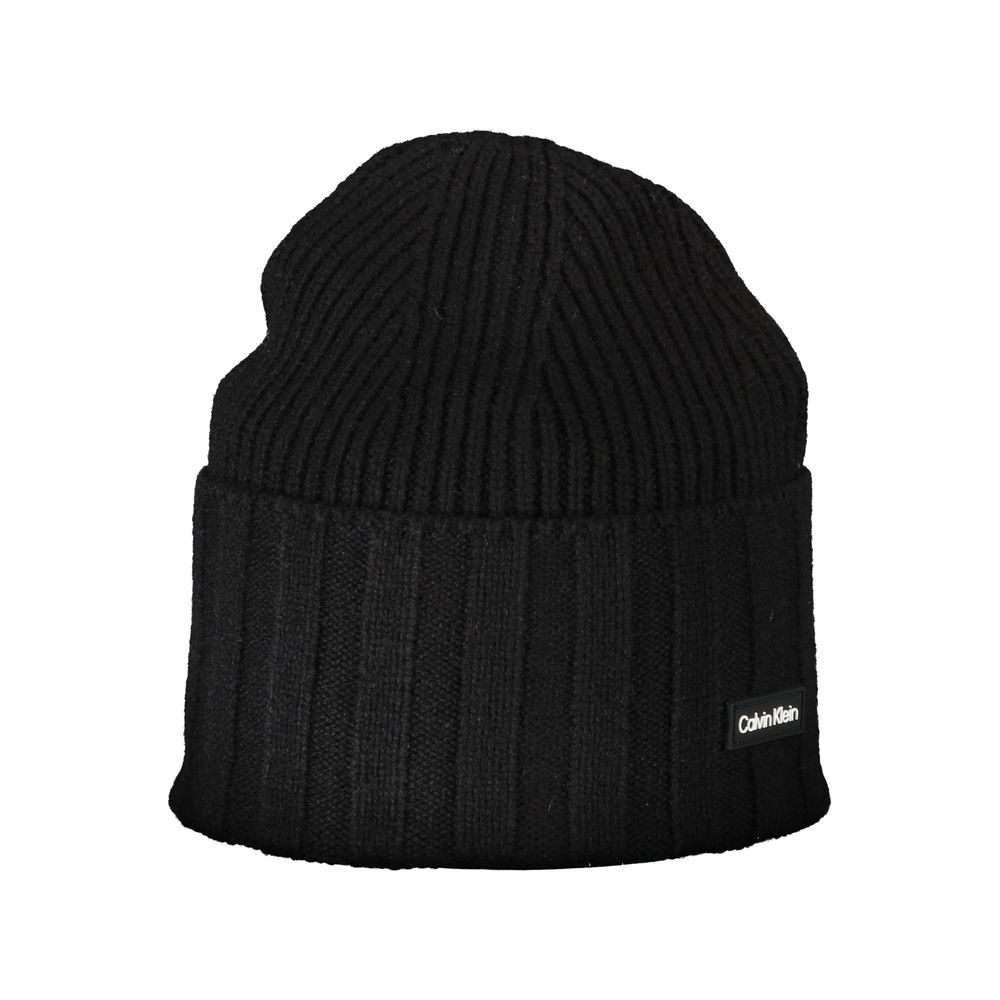 Black Wool Men Hat