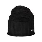 Black Wool Men Hat