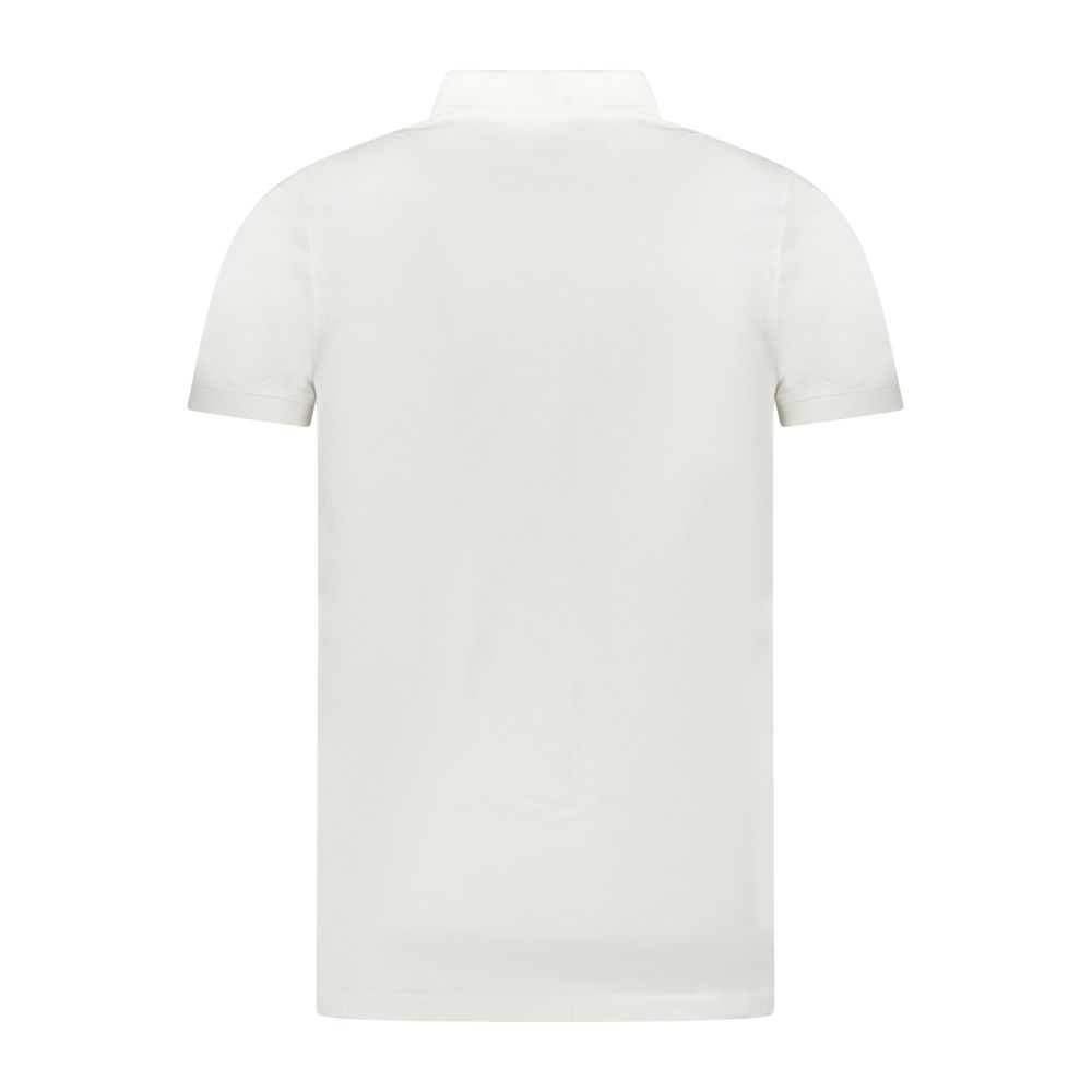 White Cotton Men's Polo Shirt