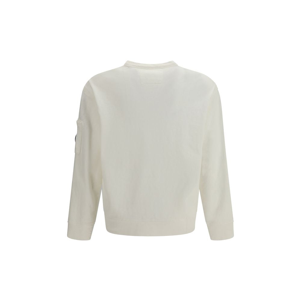 White Cotton Sweatshirt