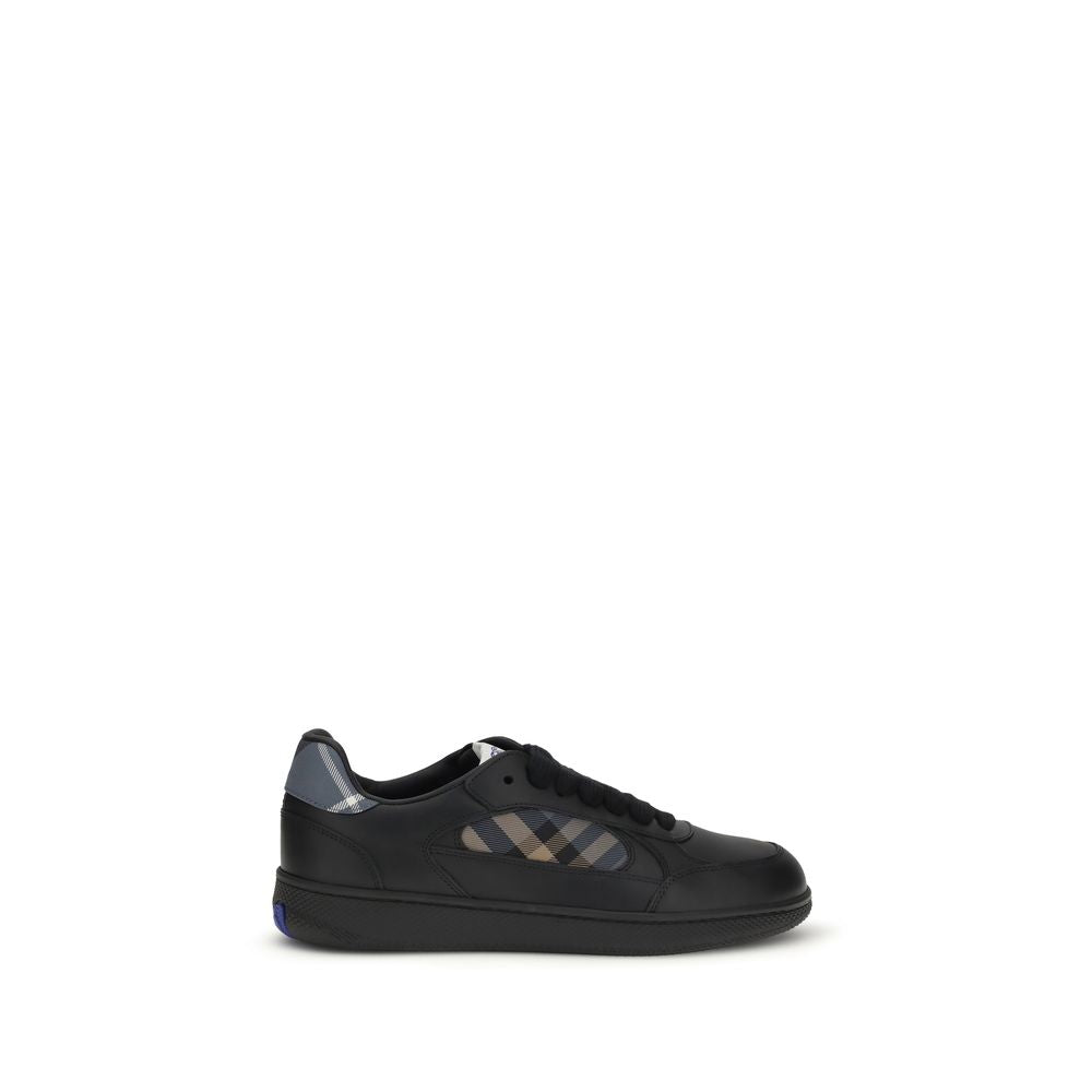 Black Calf Leather Bos Taurus Low Top Sneakers