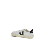 White Calf Leather Bos Taurus Low Top Sneakers