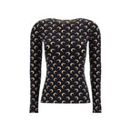 Black Polyamide Pattern Shirt