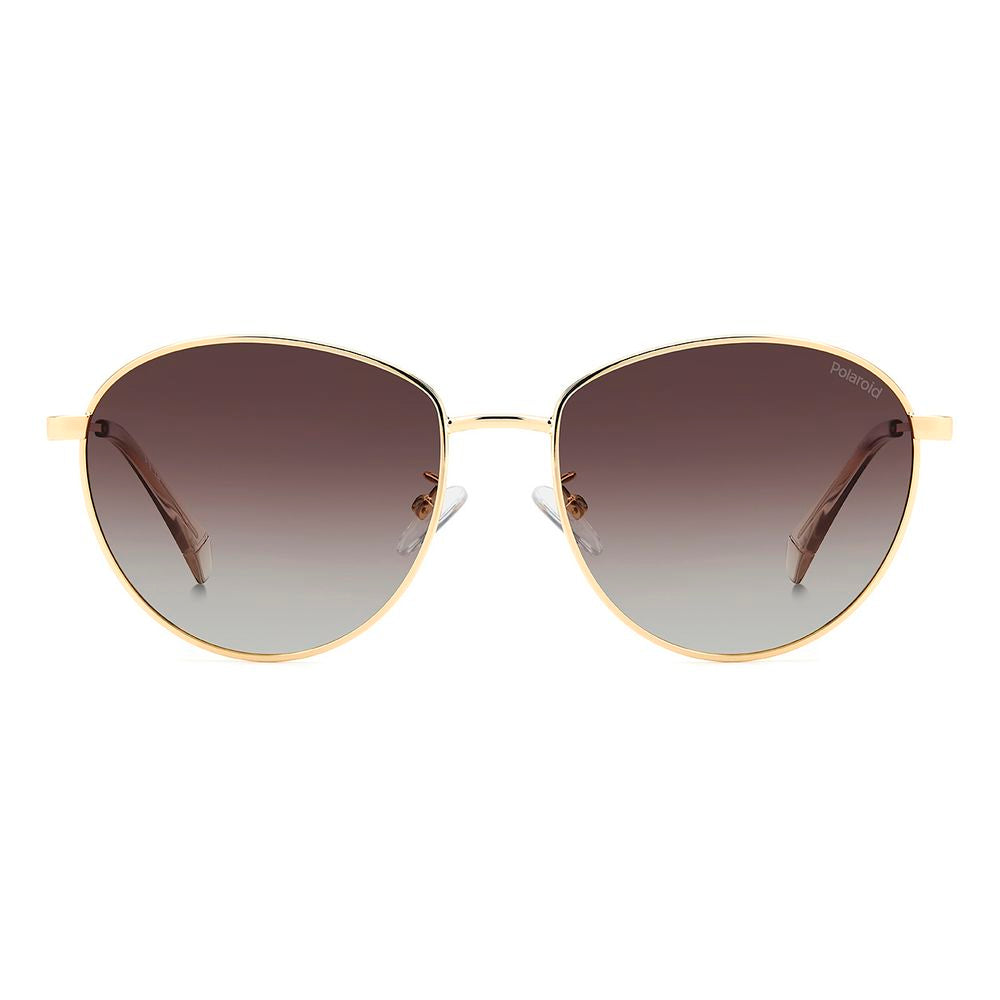Gold Stainless Steel Sunglasses