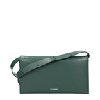 Green Leather Clutch Bag