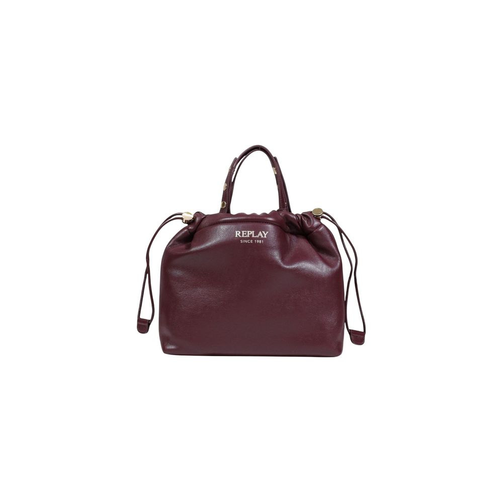 Bordeaux Polyester Handbag