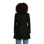Black Polyester Coat