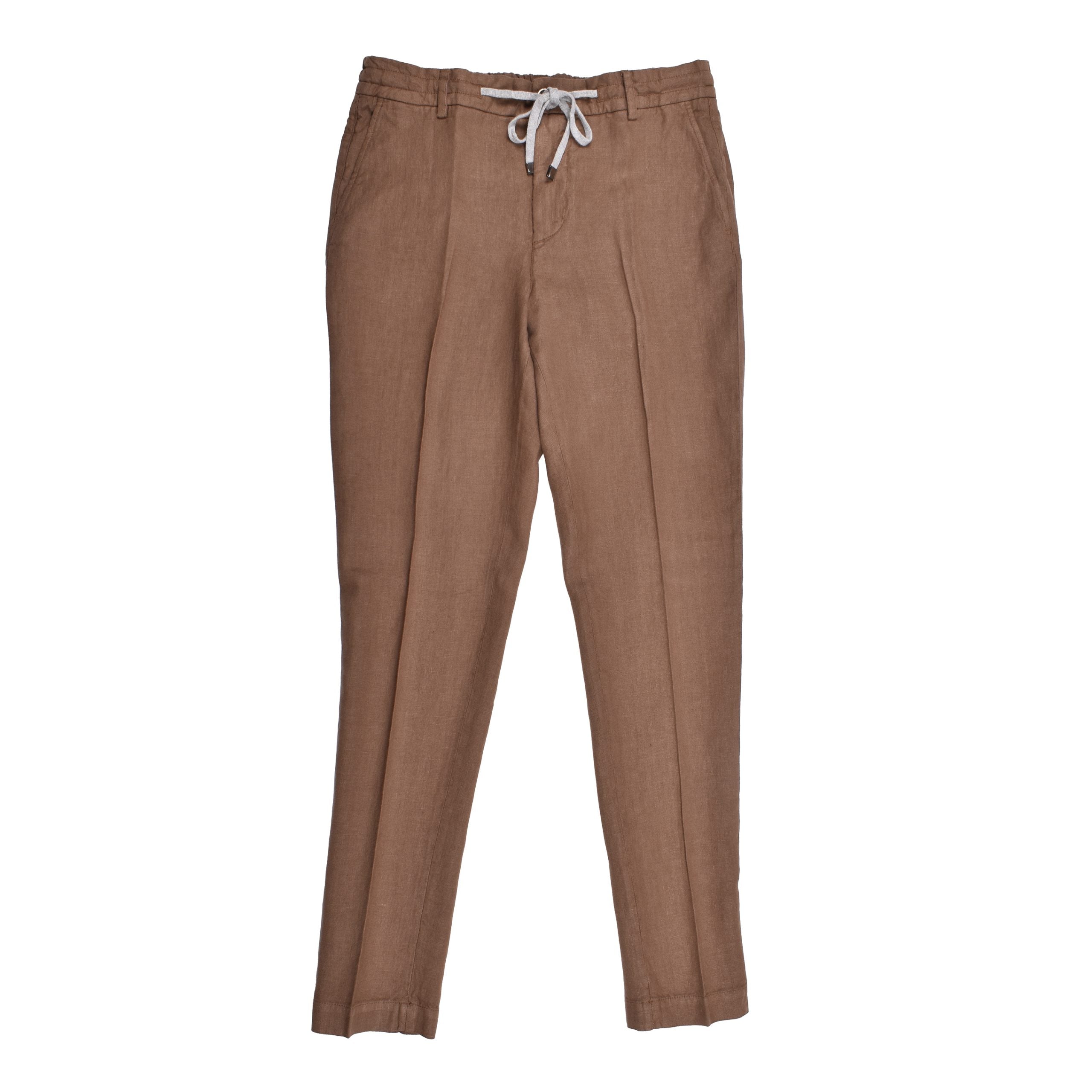 Brown Linen Pants