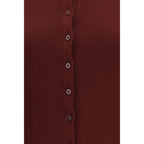 Bordeaux Viscose Sweatshirt