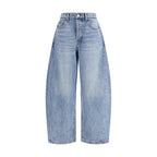 Blue Cotton Relaxed Fit Jeans