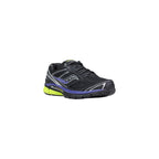 Black Polyethylene Athletic Sneakers