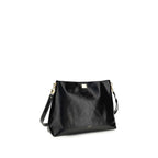 Black Calf Leather Bos Taurus Shoulder Bag