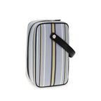 Blue Cotton Handbag