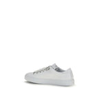 White Calf Leather Bos Taurus Athletic Sneakers