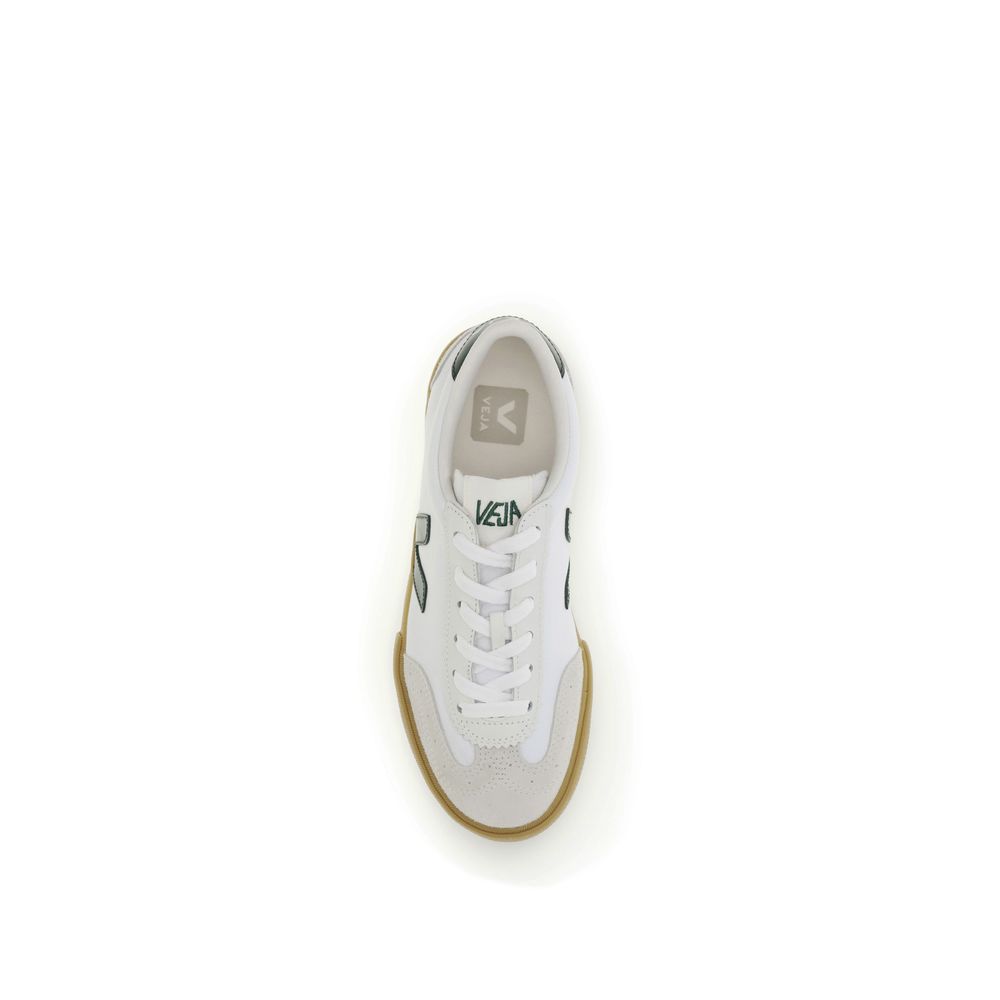 White Calf Leather Bos Taurus Low Top Sneakers
