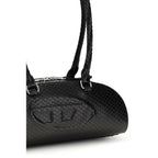 Black Calf Leather Bos Taurus Shoulder Bag