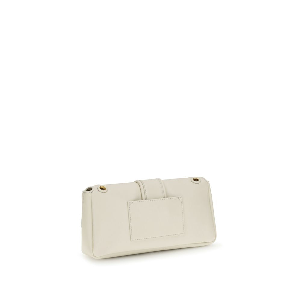 Beige Calf Leather Bos Taurus Shoulder Bag