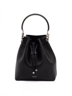 Black Bon Bon Leather Bucket