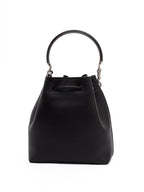 Black Bon Bon Leather Bucket