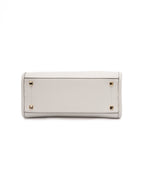 White Avenue S Tote Leather Handbag