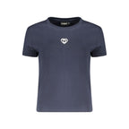 Blue Cotton Women's T-Shirt